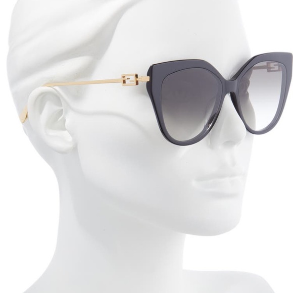 Fendi Baguette Cat Eye Sunglasses 57mm - Picture 3 of 13